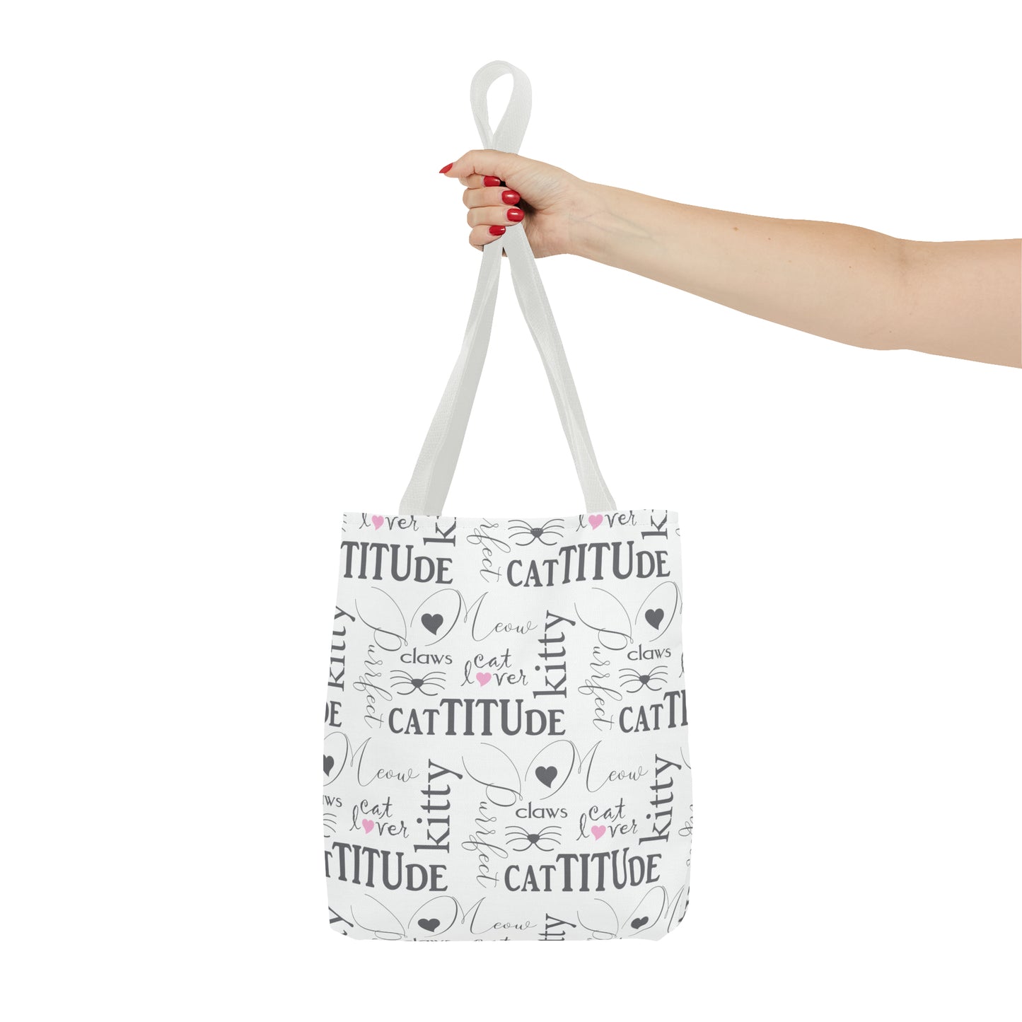 Strut Your Catitude: The 'Catitude Central' Tote Bag for the Bold Cat Lover #225